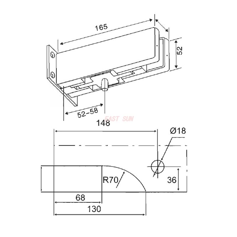 PCD-300W-Patch Fitting