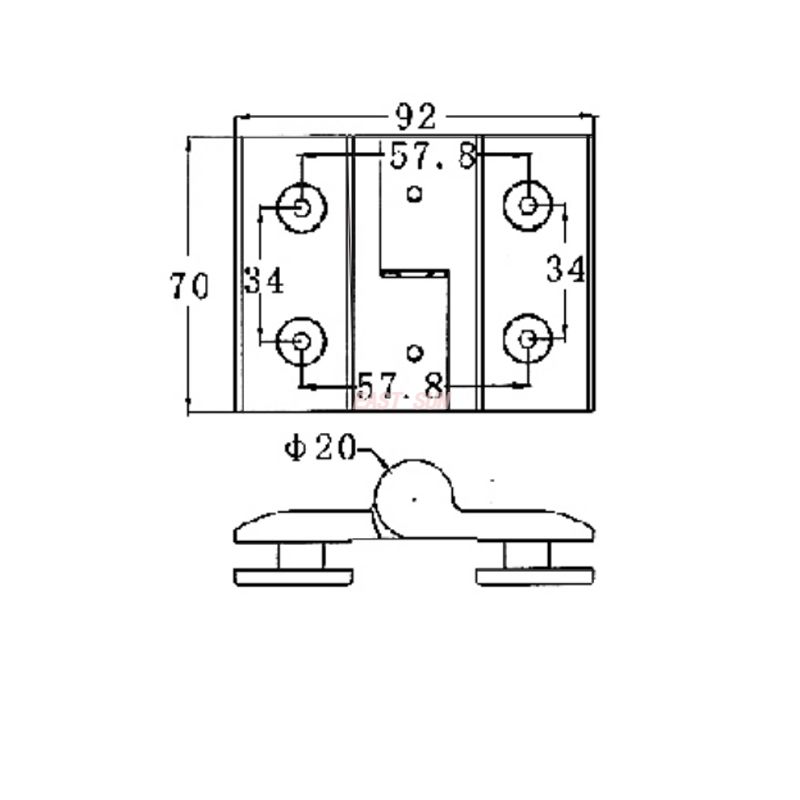 hinges for shower doors
