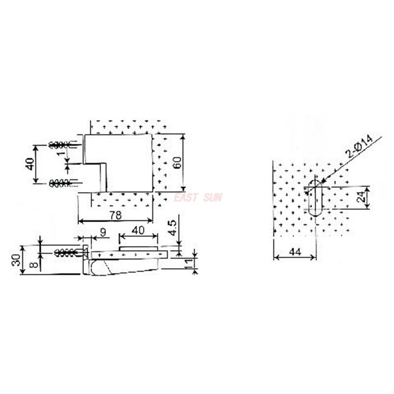 hinges for glass doors