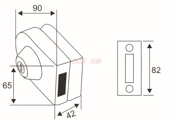 Glass Door Locks Glass Locks GHL-011S