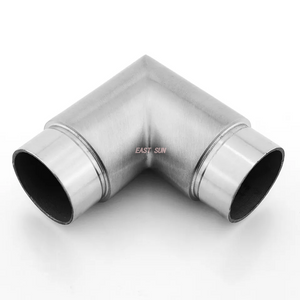 Stainless Steel 90 Degree Handrail Tube Elbow Pipe Connector for Staircase Railing