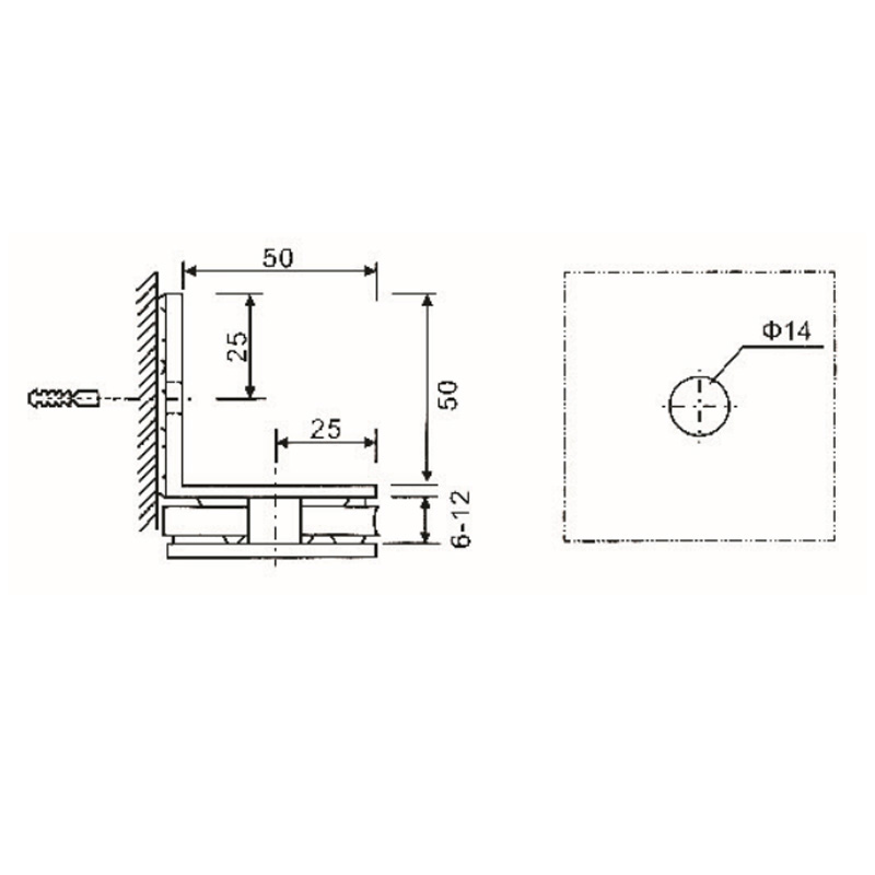 GBF-833-Glass Clamps