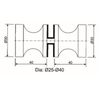 GDK-14- shower door knob