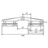 ESH-712-Shower Door Hinges