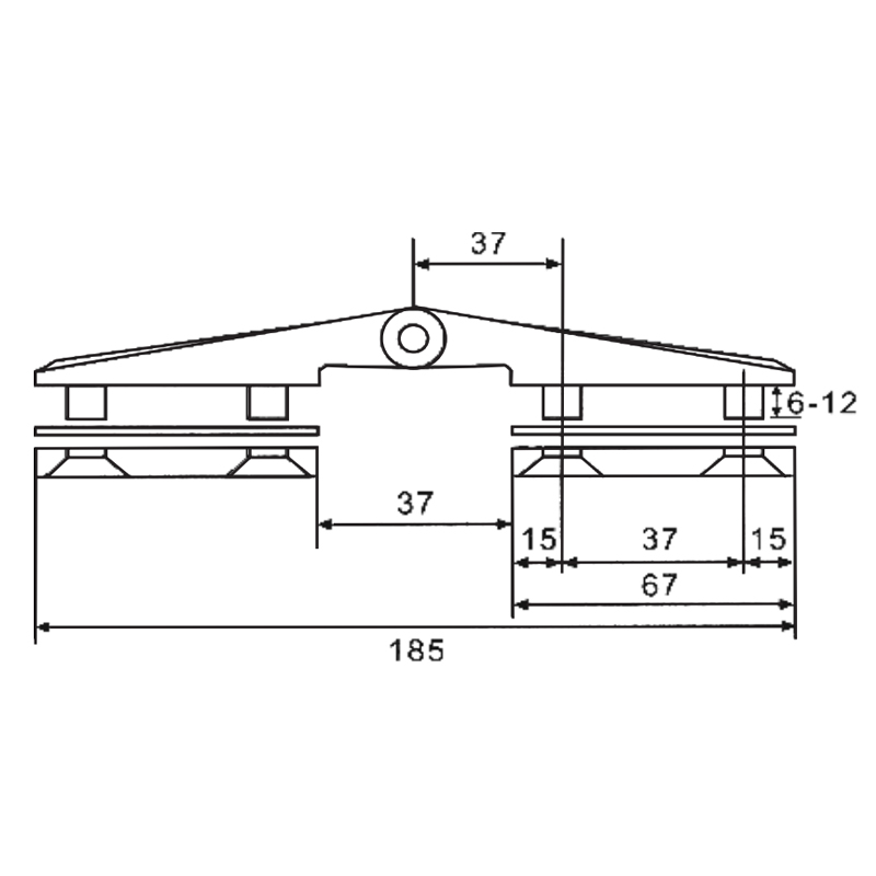 ESH-712-Shower Door Hinges