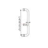 PH-034K-Shower Door Handles