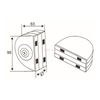 GHL-006-Glass Door Locks