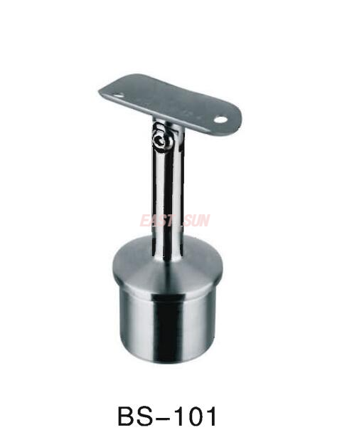 Customized Modern Stainless Steel Round Mirror Finish Handrail Bracket for Railing