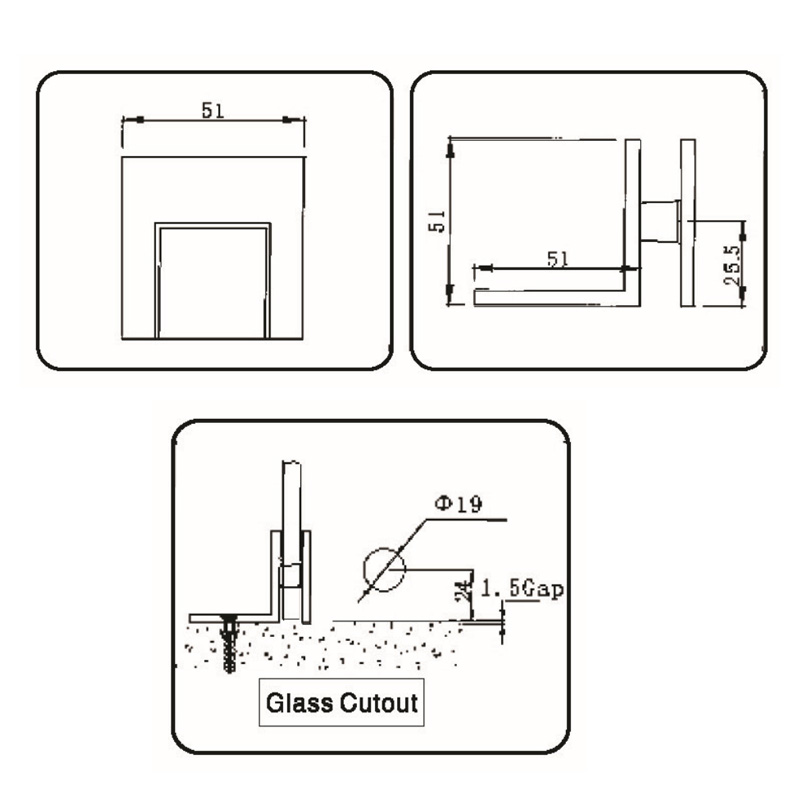 GBF-2003-Glass Clamps