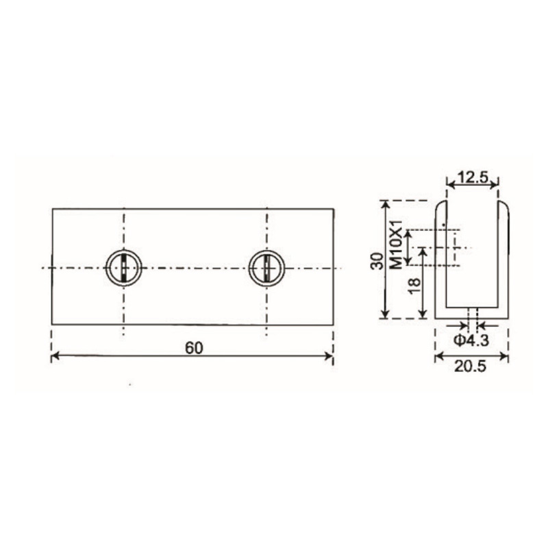 GBF-885-Glass Clamps