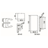 GDK-46- shower door knob