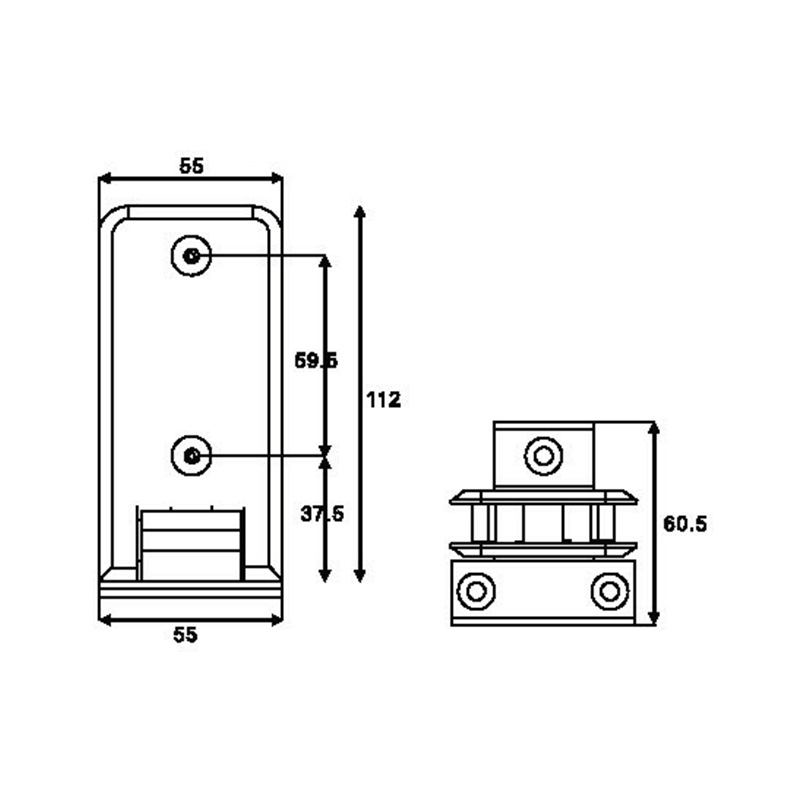 ASH-601-Adjustable Shower Hinges