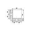 ESH-615-Brass Self-Rising Hinges