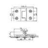 ESH-1001-Shower Door Hinges