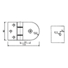 ESH-762-Shower Door Hinges