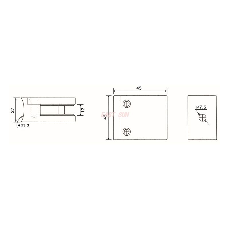 GBF-003R-Handrail Fittings