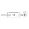 GHL-021B-Glass Door Locks