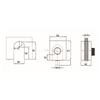 GHL-002-Glass Door Locks