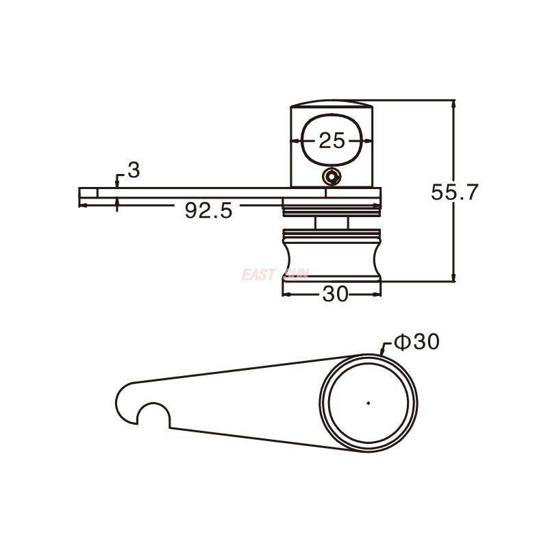 KLH-015-Knob Latch