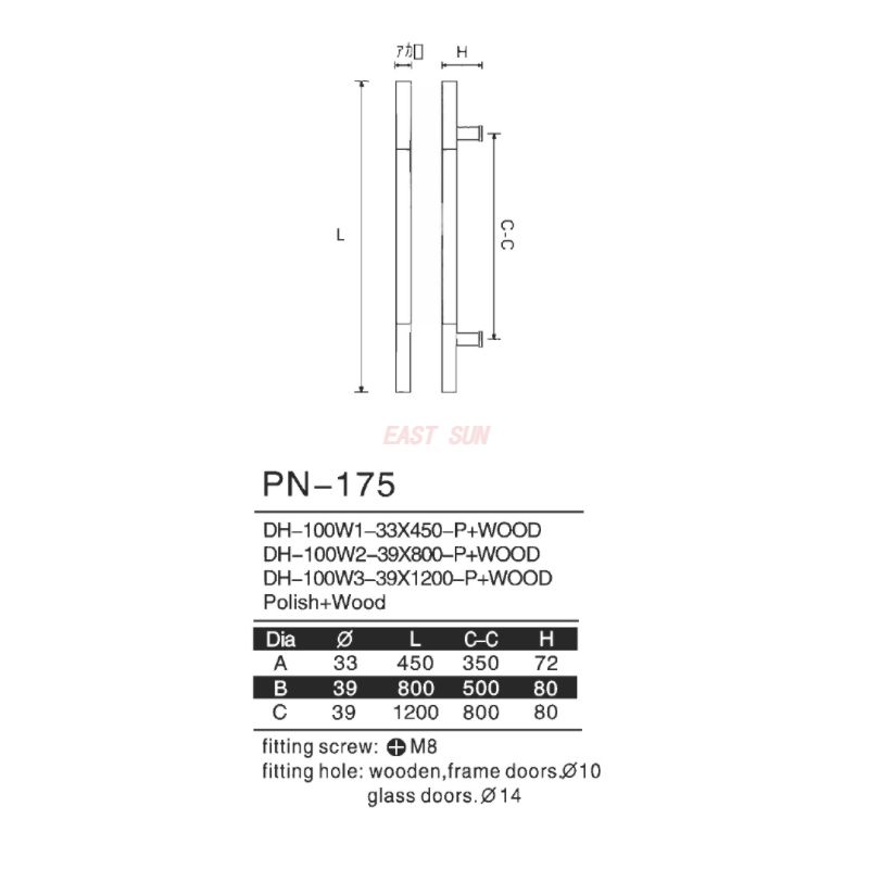 PN-175-Pull Handles