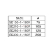 SD-150-1-180R-Spider Fitting