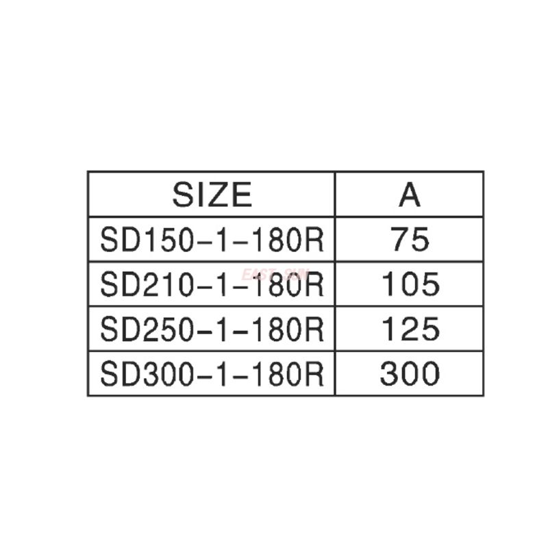 SD-150-1-180R-Spider Fitting