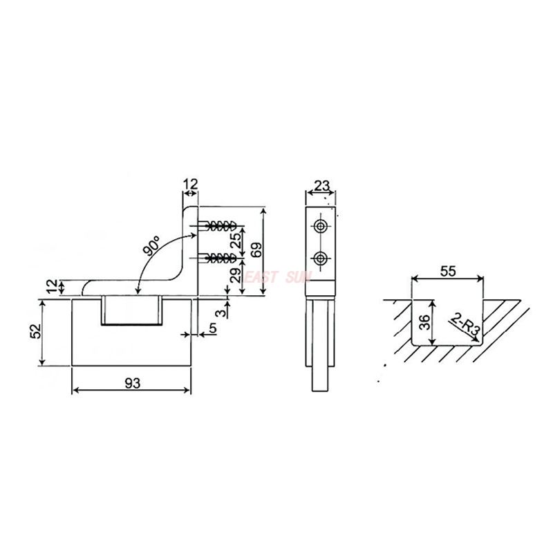 ESH-500C-Pivot Door Series