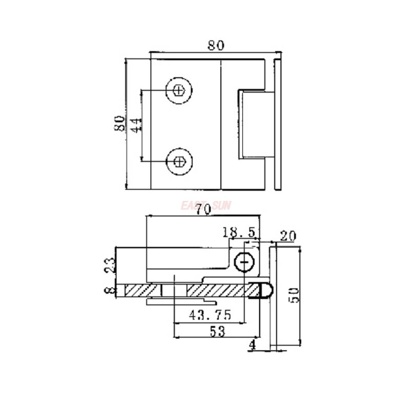 decorative shower door handles