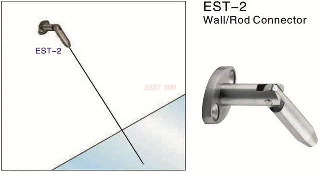 Canopy Systems Canopy Clamp Wall To Rod Connector