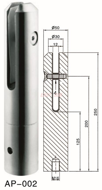 Modern Design Side Mounted Face Mount Mini Glass Spigot