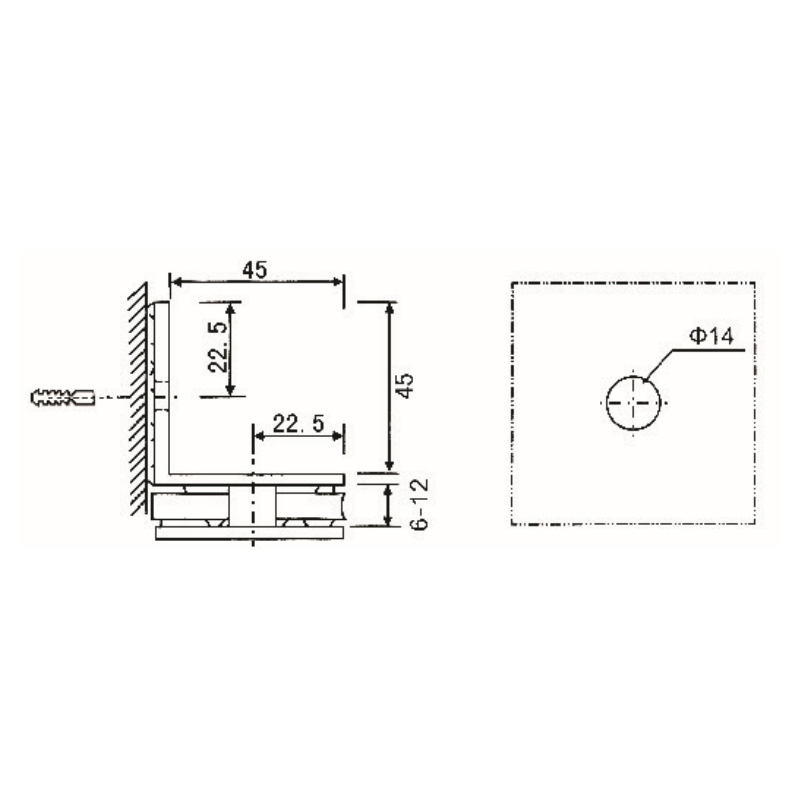 GBF-813-Glass Clamps