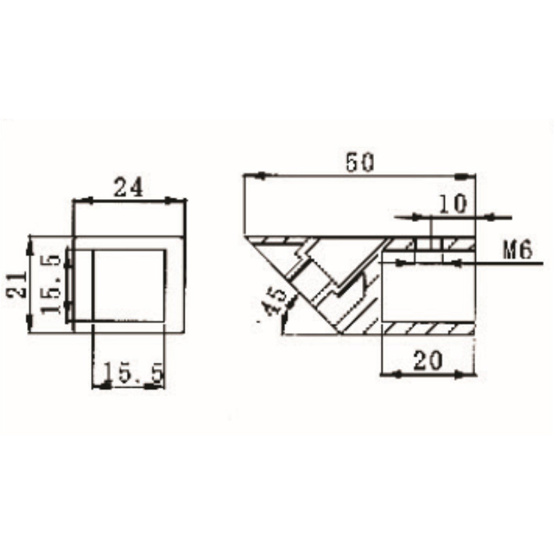 KF-1002- shower room connectors