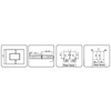 ACH-203B-Adjustable Shower Hinges