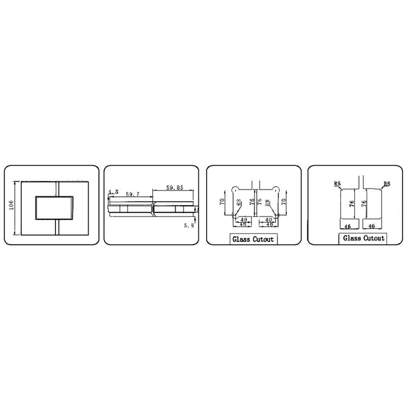 ACH-203B-Adjustable Shower Hinges
