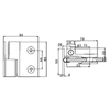 RSH-301L-Brass Self-Rising Hinges
