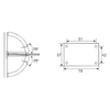 ESH-101-Shower Door Hinges