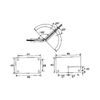 ESH-422-Shower Door Hinges