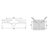 ESH-708-Shower Door Hinges