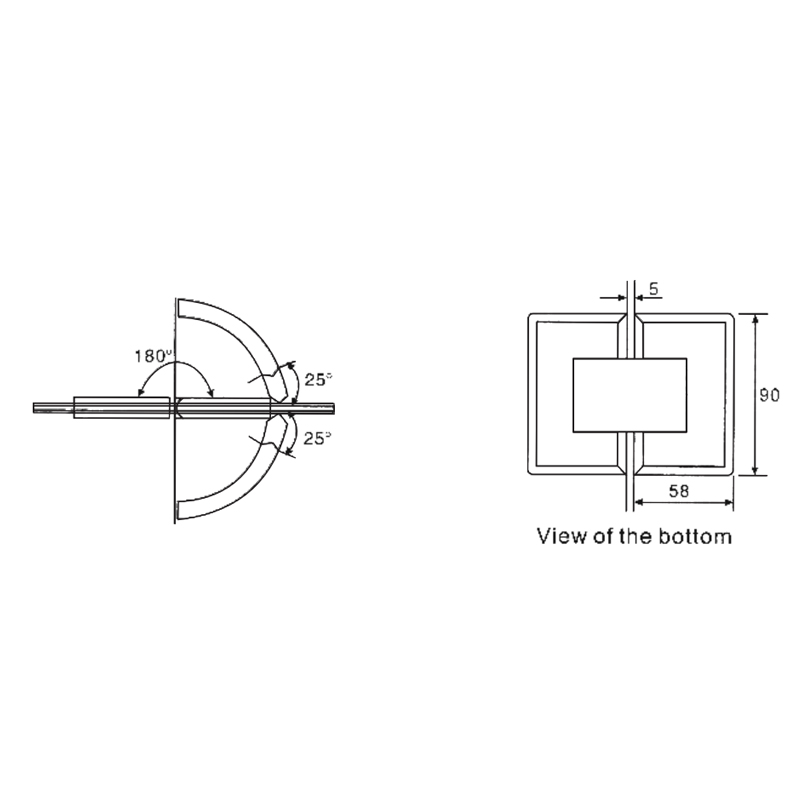 ESH-333-Shower Door Hinges