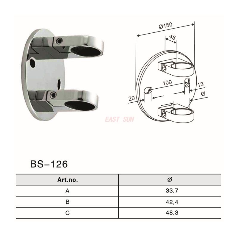 BS-126-Handrail Fittings