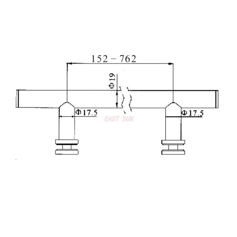 PH-011S-Shower Door Handles