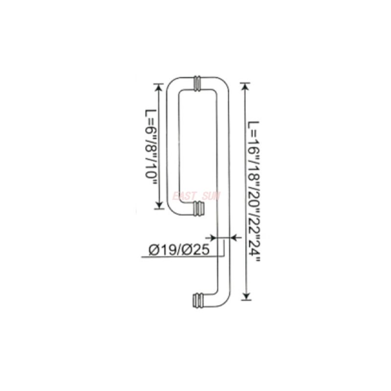 PH-049-Shower Door Handles