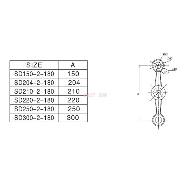 SD-204-2-180-Spider Fitting