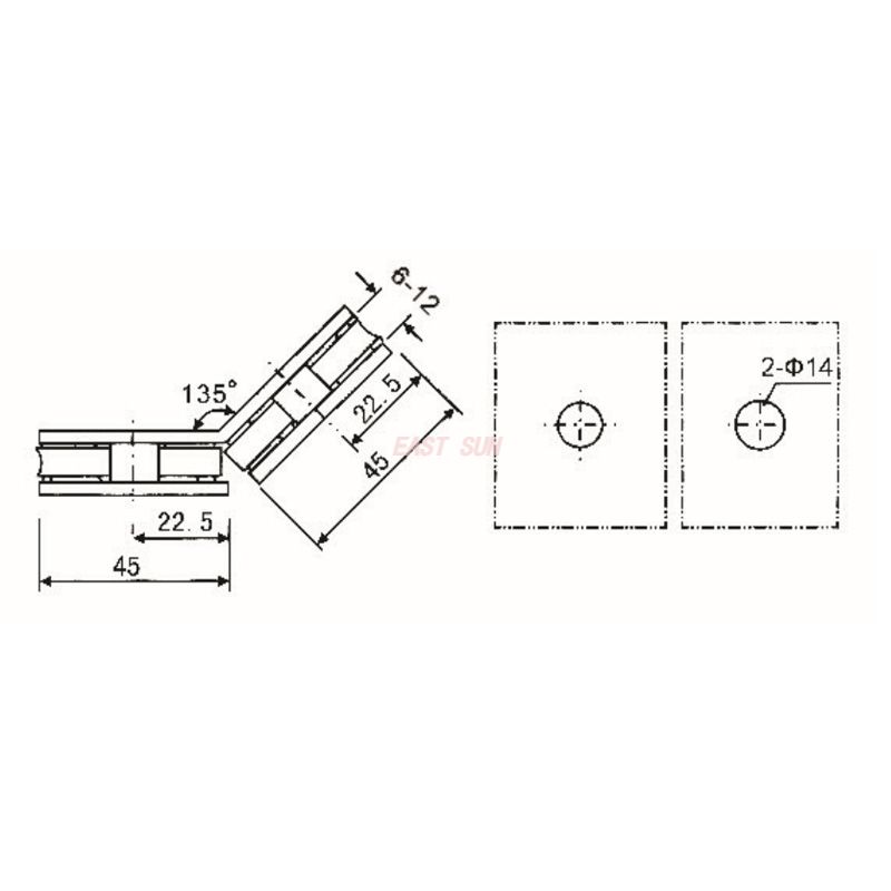 glass to glass clamp