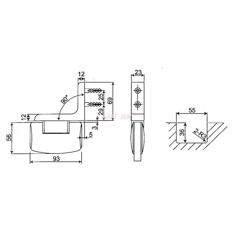 ESH-500D-Pivot Door Series