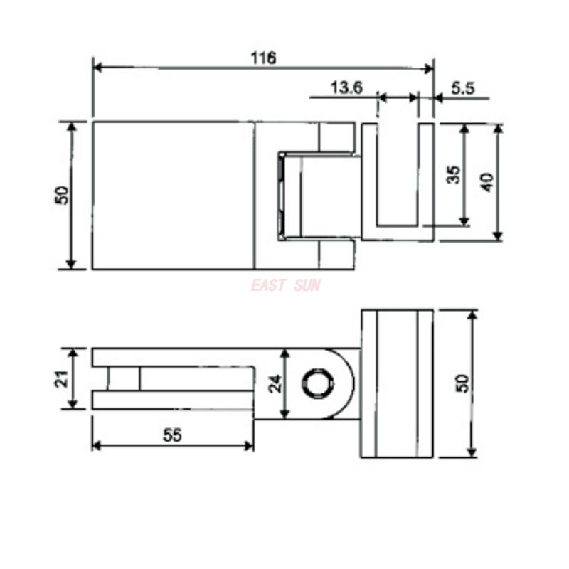 cardinal shower door handles 