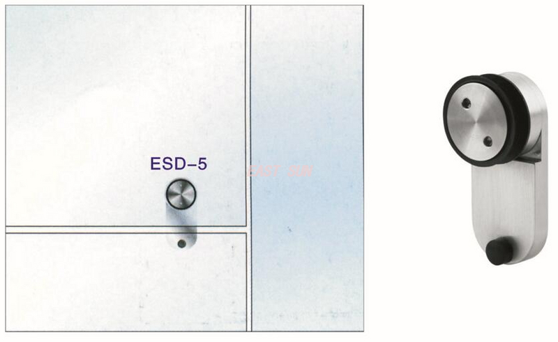 Heavy-duty Glass Pivot Door Stopper Dorma MAB