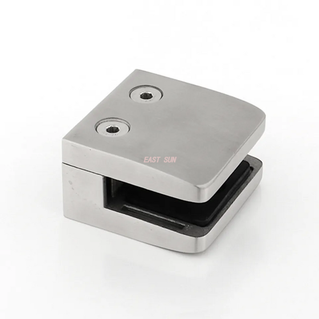 Balcony Pool Fencing Railing Stair Glass Fitting Spigot 304 316 Handrail Bracket, Glass Bracket, Stainless Steel Glass Clamp