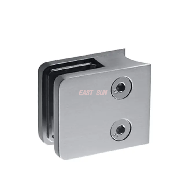  Glass Fitting Glass Bracket, Frameless Glass Clamp , Stainless Steel Stair Spigot Glass Clamp