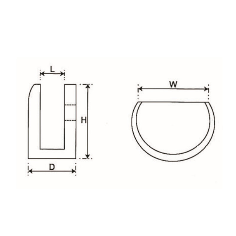 GBF-872-Glass Clamps